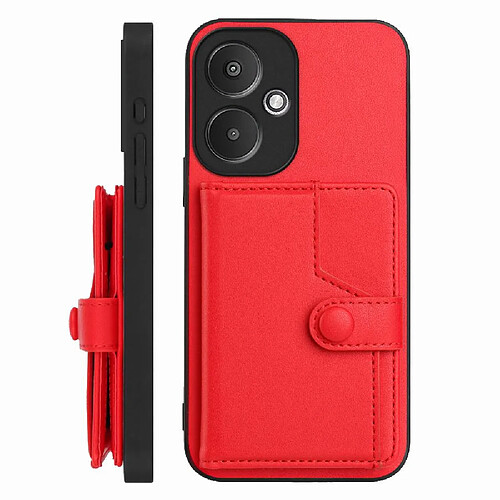 Étui Xiaomi Redmi 13C GANGXUN - Rouge