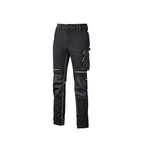 U-Power PE145BC Pantalon de Travail ATOM Noir Carbon