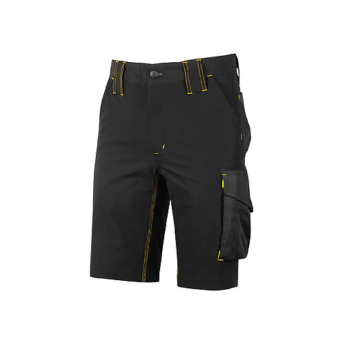 U-Power FU261BC - Bermuda de travail femme MERCURY LADY Black Carbon