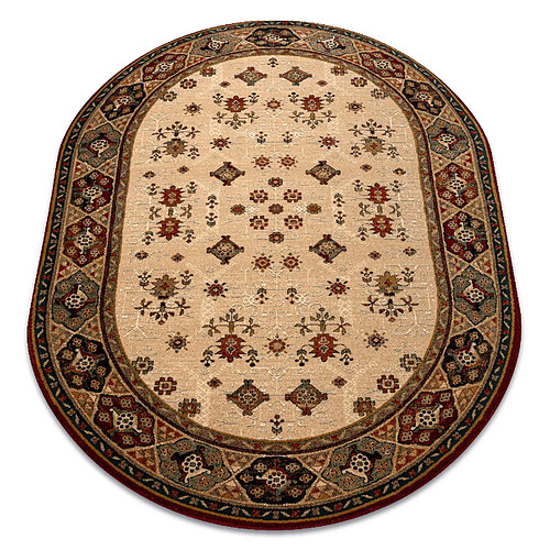 RUGSX Tapis en laine OMEGA TAROS Oriental Rudy Terre Cuite 170x235 cm