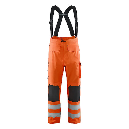 Blaklader Pantalon de pluie HV niveau 3 - Orange fluo