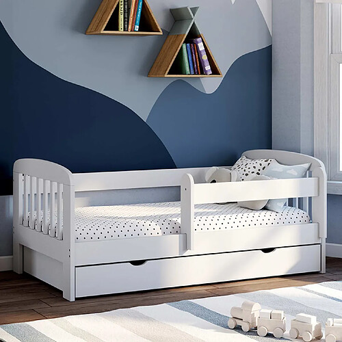 Idmarket Lit enfant 80x160 + 1 tiroir