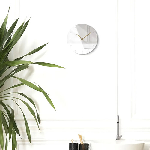 Designobject Horloge murale - Blanc mat