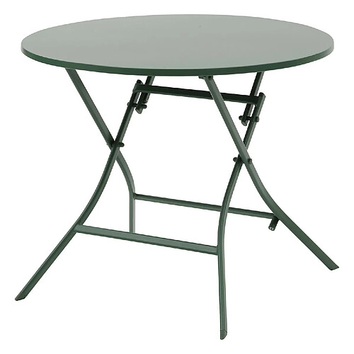 Hesperide Table de jardin pliante ronde 4 places GREENSBORO - Vert olive
