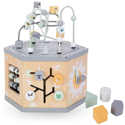 Mamabrum Cube Éducatif Bois 7 en 1