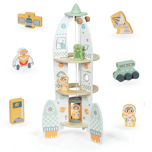 Mamabrum Fusée Spatiale avec Ascenseur