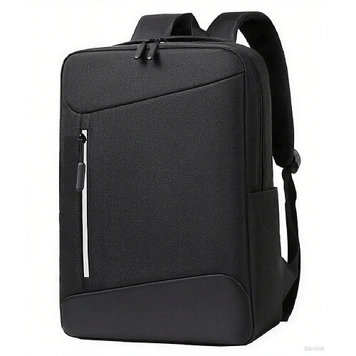Sac à dos pour ordinateur - Sac à dos homme imperméable pour trajet quotidien, couleur noire - 31×12×43 cm