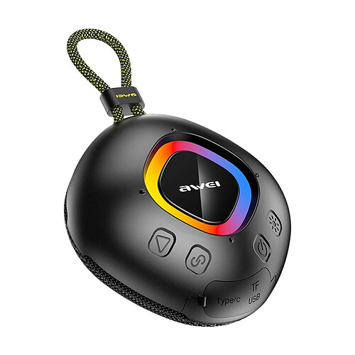 Yonis Enceinte Bluetooth nomade - Noir