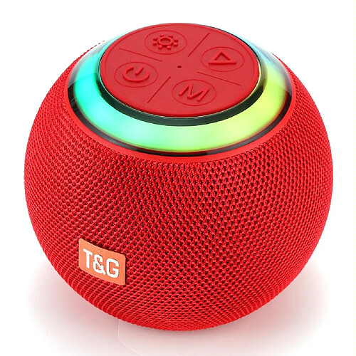 Yonis Enceinte Bluetooth portable - Rouge