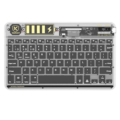 Yonis Clavier sans fil chiclet - Noir