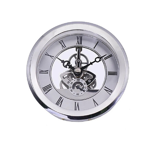 Yonis Horloge murale quartz métal - Or et argent