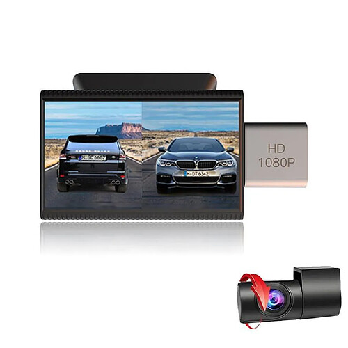 Yonis Dashcam Vision nocturne 1080P GPS Bluetooth