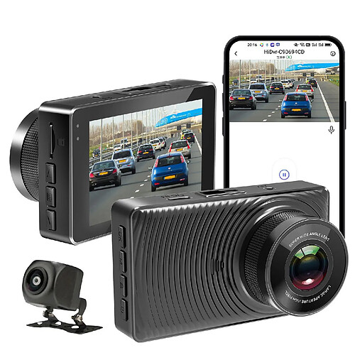 Yonis Dashcam 4K 1080P Wifi Double Enregistrement