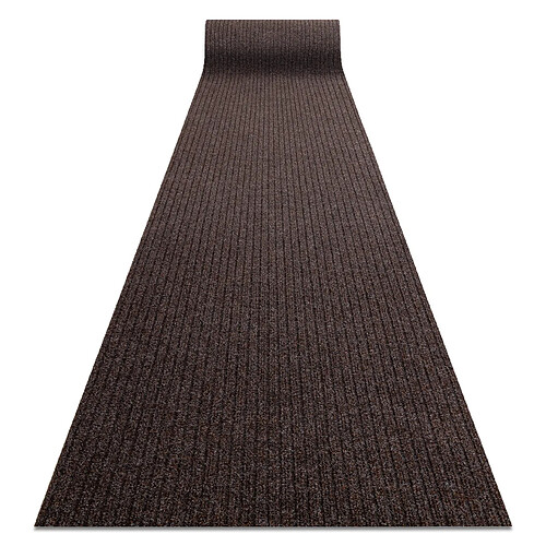 RUGSX Paillasson antidérapant pour les mètres courants CEYLON extérieur, intérieur, sur caoutchouc - marron 0300 100cm 100x230 cm