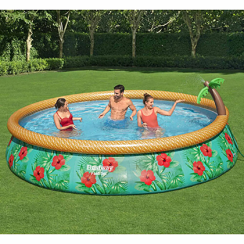 ZMH Ensemble de piscine gonflable 457x84 cm