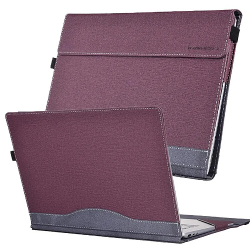 Yonis Sacoche Ordinateur Portable Cuir Bleu Élégant