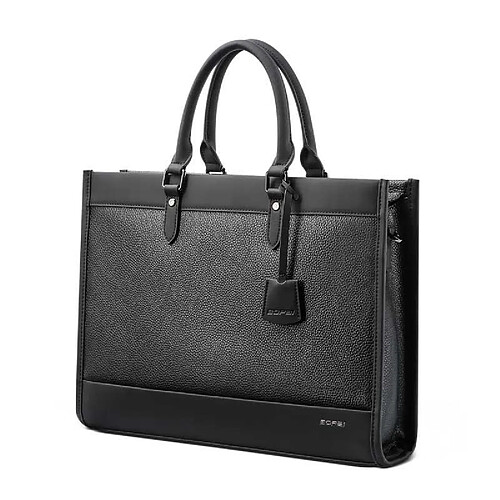 Yonis Sacoche Ordinateur Portable Cuir Grande Capacité