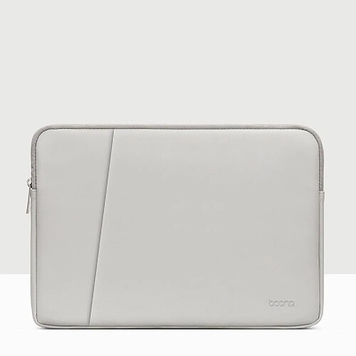 Yonis Sacoche Ordinateur Portable Cuir Gris 11/12