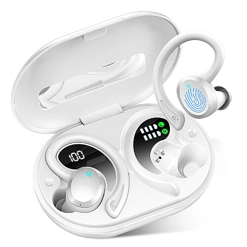 Yonis Écouteurs Bluetooth - Blanc