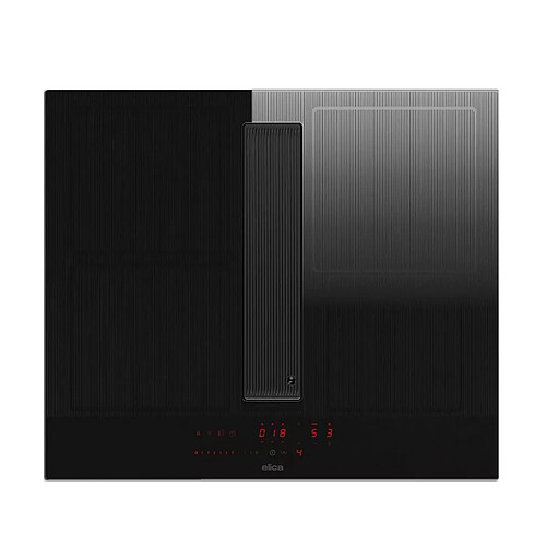 Elica NIKOLATESLA VELVET BL/F BO 60 - Noir - Table à induction 4 zones