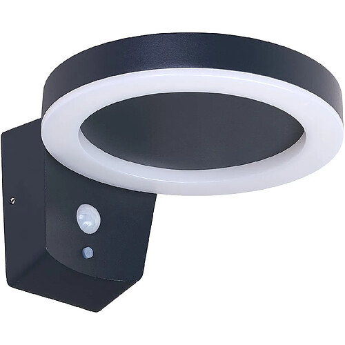 applique à led - europole ora solar - 4.4w - 3000k - 300 lm - gris - europole 69771