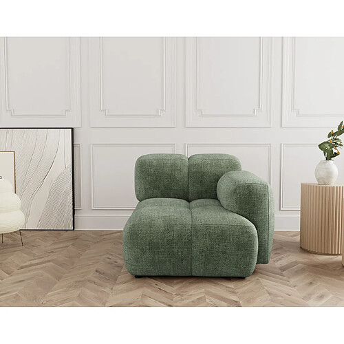Lisa design canapé Grace module d’assise droit - Vert