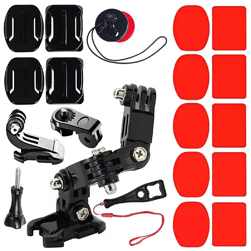 Kit de montage de casque de moto pour caméra d'action Insta360 X4 X3 Gopro 12 11 10 9 Dji Osmo, support de caméra de sport intégral sécurisé