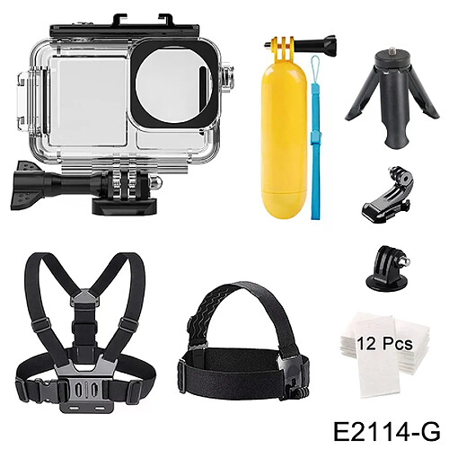 Étui étanche 40m pour DJI OSMO Action 3 4 5 Pro, boîtier de plongée sous-marine, housse de protection, accessoires de montage