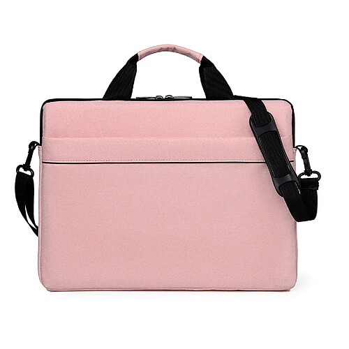 Sac à ordinateur portable rose compatible avec ordinateurs portables de 14,1 pouces, dimensions 380×30×270 mm