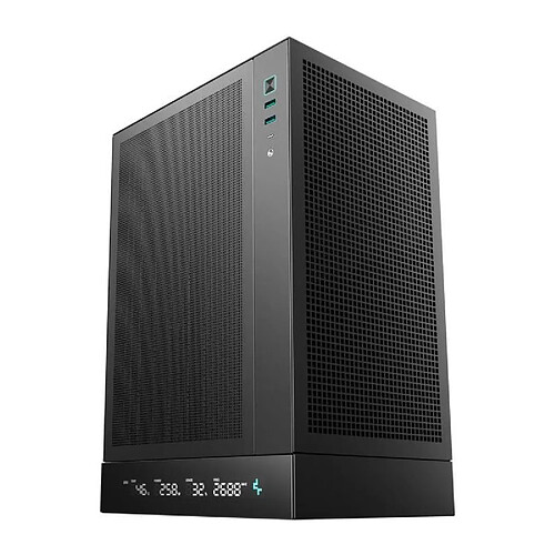 Boitier sans alimentation - DEEPCOOL CH170 Digital - Mini tour - Format M-ITX - Noir