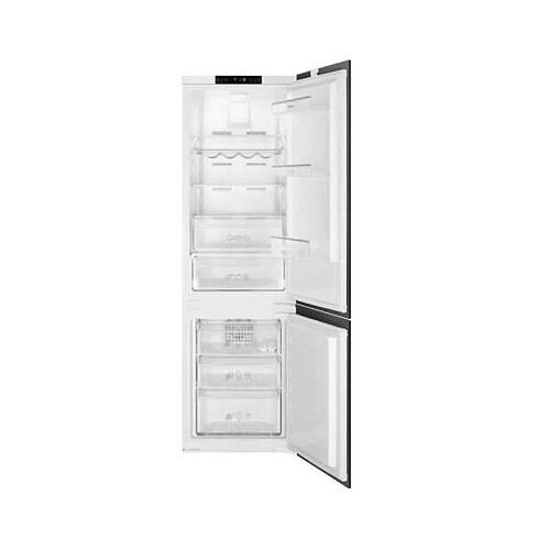 Refrigerateur encastrable C8174TNE SMEG ventile (no frost) congélateur en bas 254 L