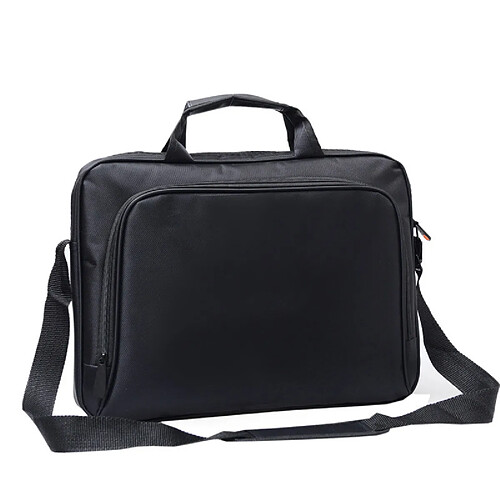 Sac à ordinateur portable à bandoulière décontracté noir compatible avec ordinateurs portables de 15,6 pouces, dimensions 400×70×300 mm