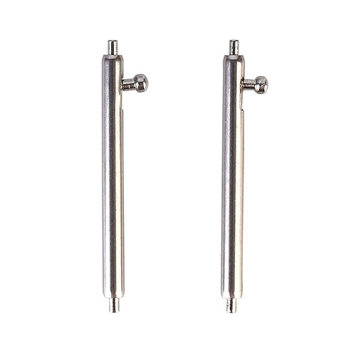 Tactical Aiguilles de montre en acier inoxydable tactique de 22 mm en argent