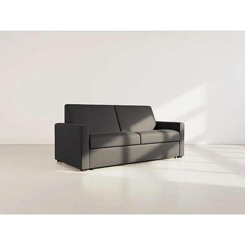 Bestmobilier Julia - canapé 3 places convertible express couchage quotidien 140 cm matelas 18 cm en