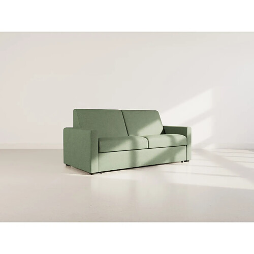 Bestmobilier Julia - canapé 3 places convertible express couchage quotidien 140 cm matelas 14 cm en