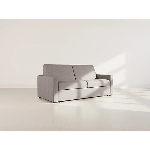 Bestmobilier Julia - canapé lit 3 places convertible express couchage quotidien 140 cm matelas 14 cm en
