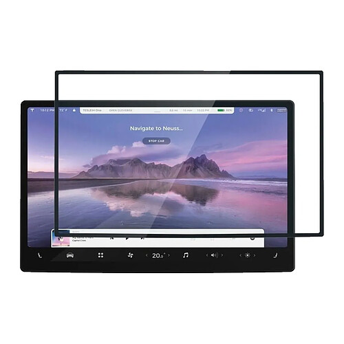 Film en verre trempé Spigen "EZ FIT" pour TESLA Model Y/3
