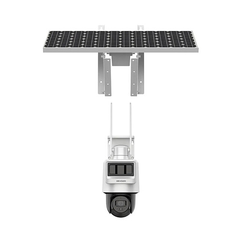 Caméra de Sécurité IP Solaire WiFi PT 4MP Hikvision 2.8mm Extérieur IP66 - DS-2DE2C400IWG-K/4G/C09S20(2.8mm)
