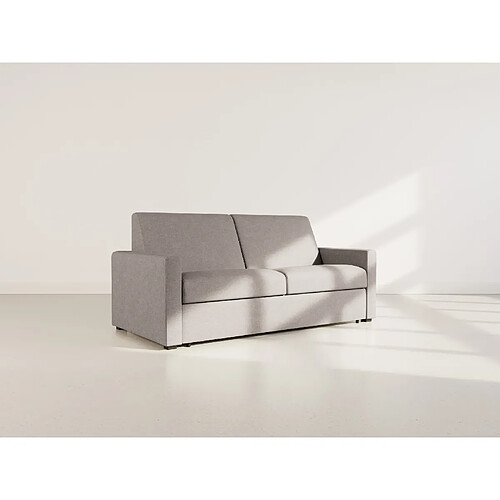 Bestmobilier Julia - canapé lit 3 places convertible express couchage quotidien 140 cm matelas 18 cm en