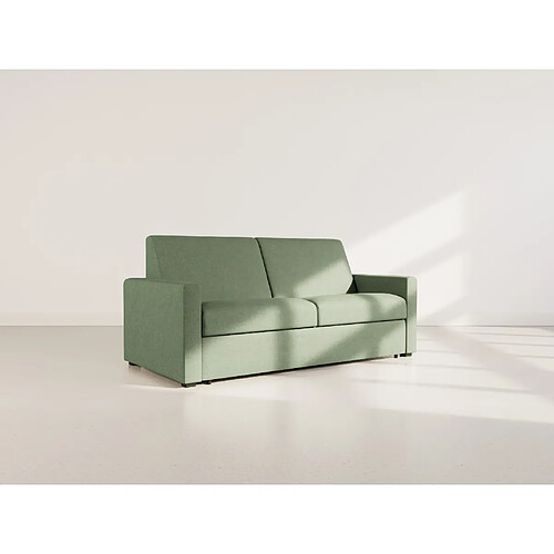 Bestmobilier Julia - canapé 3 places convertible express couchage quotidien 140 cm matelas 18 cm en