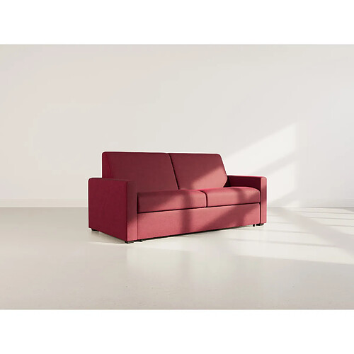 Bestmobilier Julia - canapé 3 places convertible express couchage quotidien 140 cm matelas 14 cm en