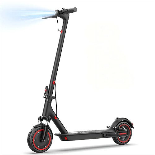 AOVOPRO LADPED Trottinette électrique pliable LP07 Avec Double Suspension 8.5 pouces- 350W - 10.5Ah - Noir