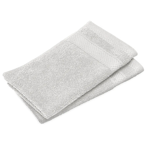Linnea lot de 2 serviettes invité coton éponge