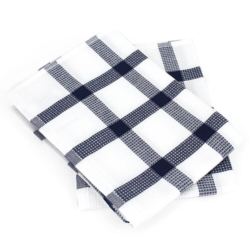Linnea torchons de cuisine carreaux - lot de 2