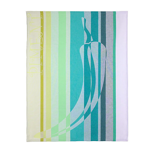 Linnea torchon de cuisine jacquard Ricky - Vert