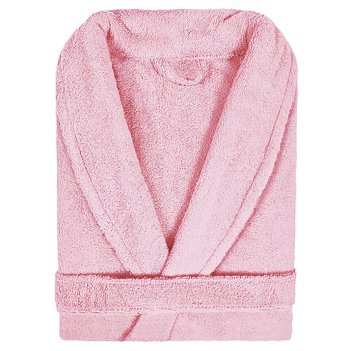Linnea peignoir de bain adulte col châle - Rose