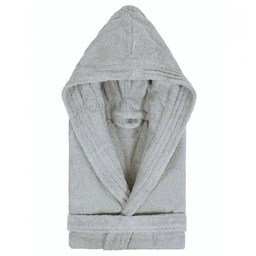 Linnea Peignoir de bain enfant à capuche - Gris