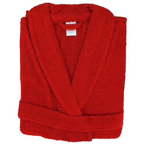 Linnea peignoir de bain col châle adulte - Rouge