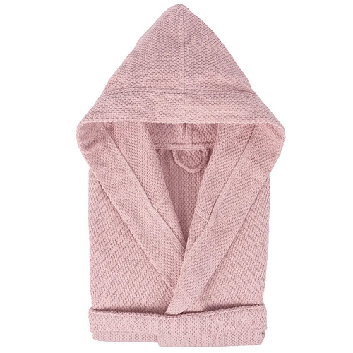 Linnea peignoir de bain à capuche adulte Dune - Rose