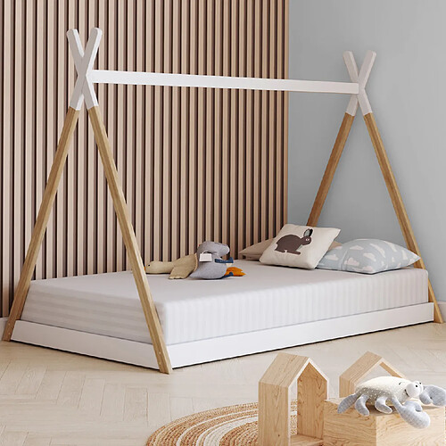Idmarket Lit tipi enfant 90 x 190 CM CO